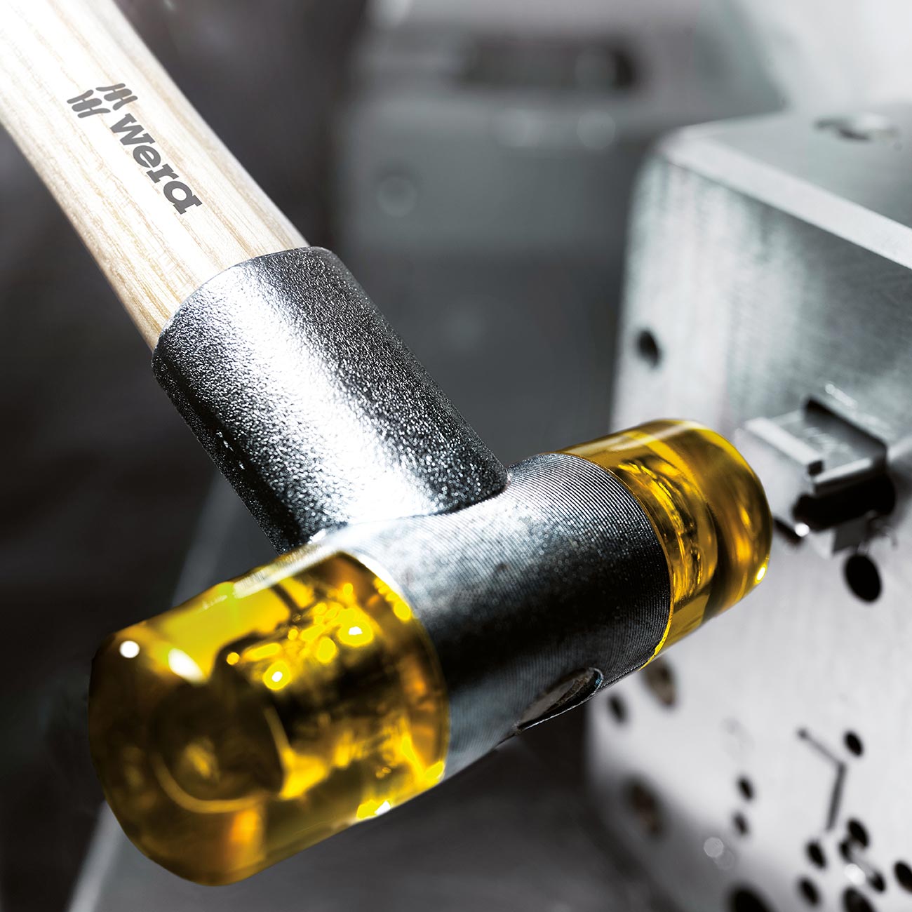 Wera 102 GR 1/22 Soft-Faced Hammer with Urethane Head Sections 05000505001