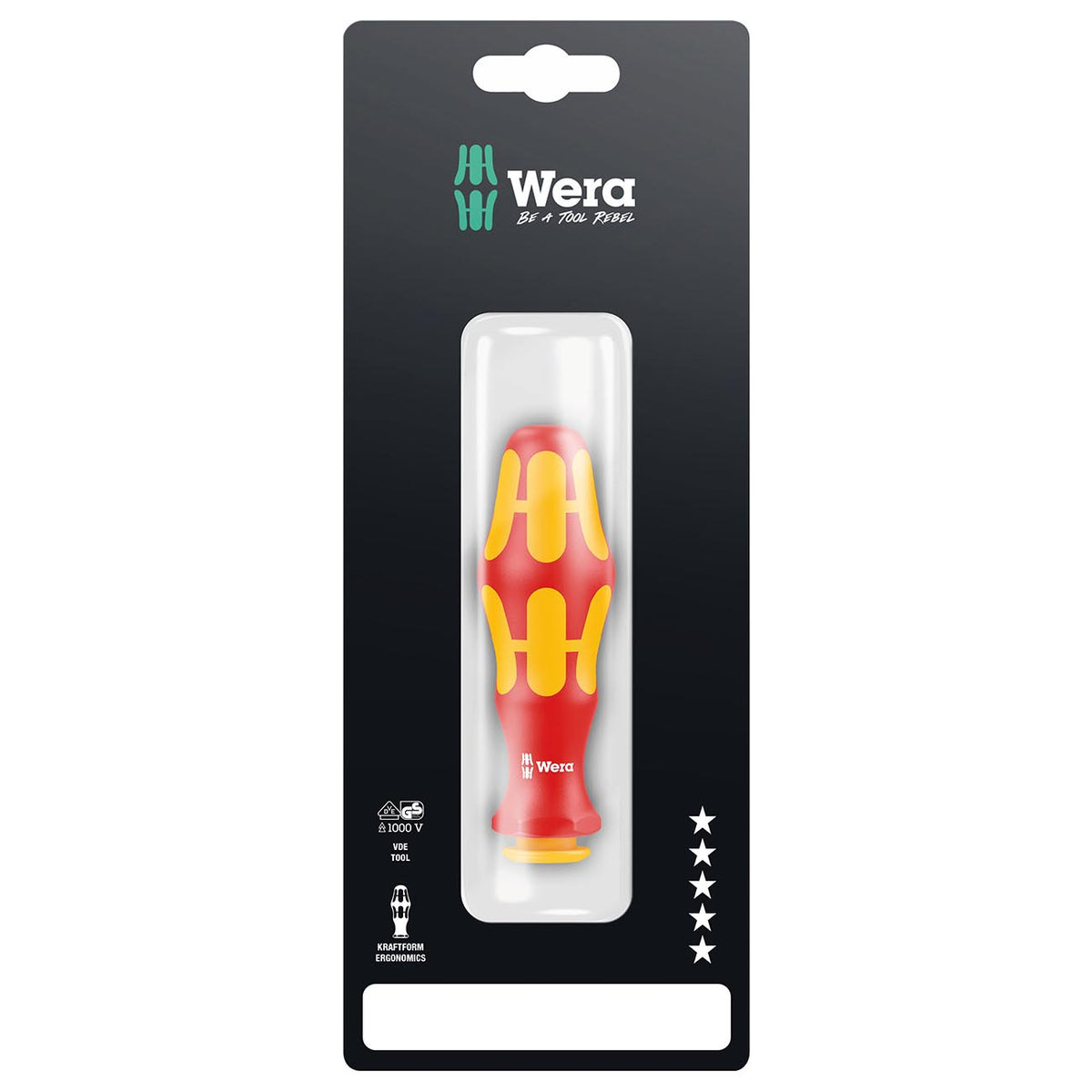 Wera 05003990001 VDE Kraftform 9mm Blade-Holding Screwdriving Handle