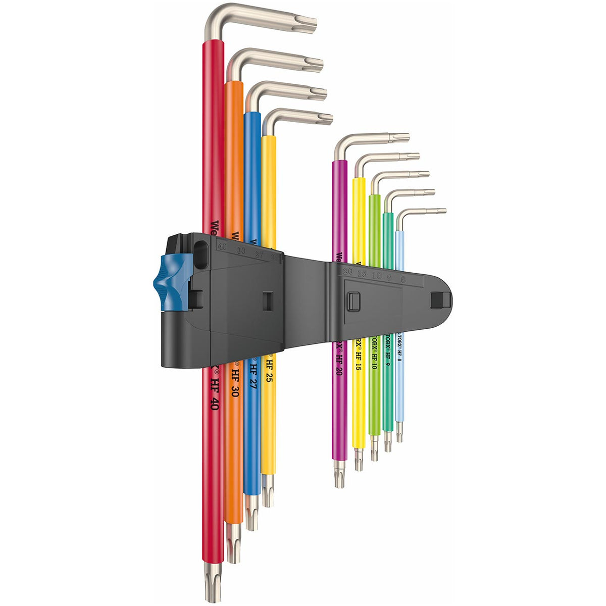 Wera 05022689001 Multicolor TORX® L-Key Wrench Set with Holding Function (9pc)