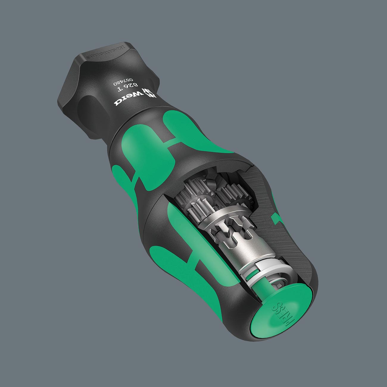 Wera Turbo Screwdriver with SAE Bits (19-Piece)