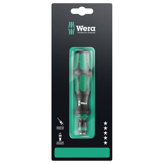 Wera 1/4" Bit-holding Screwdriver with Rapidaptor chuck (1/4" x 133 mm)