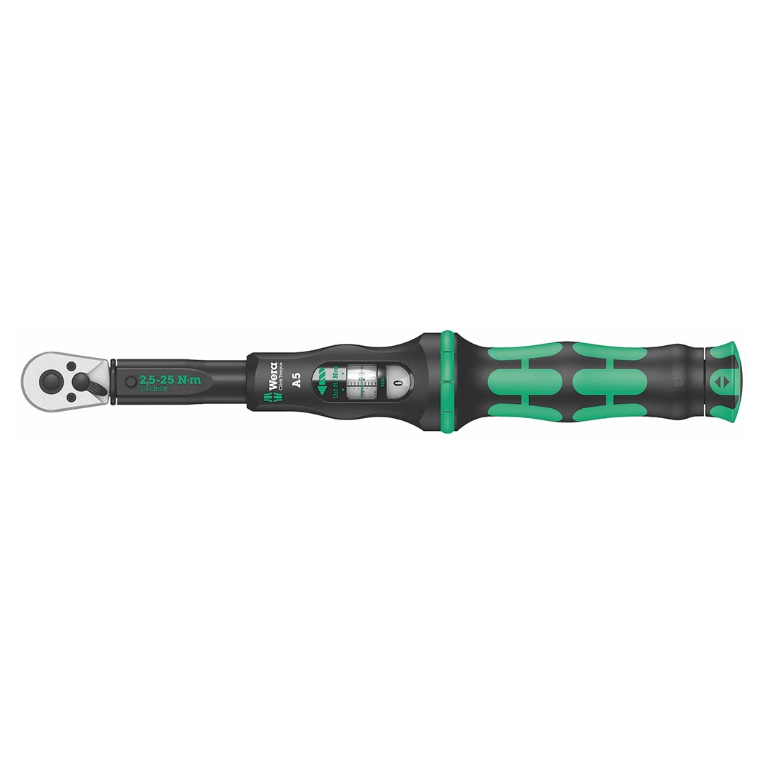 Wera 05075604001 Click-Torque 1/4″ Reversible Ratchet Wrench (Nm Scale)