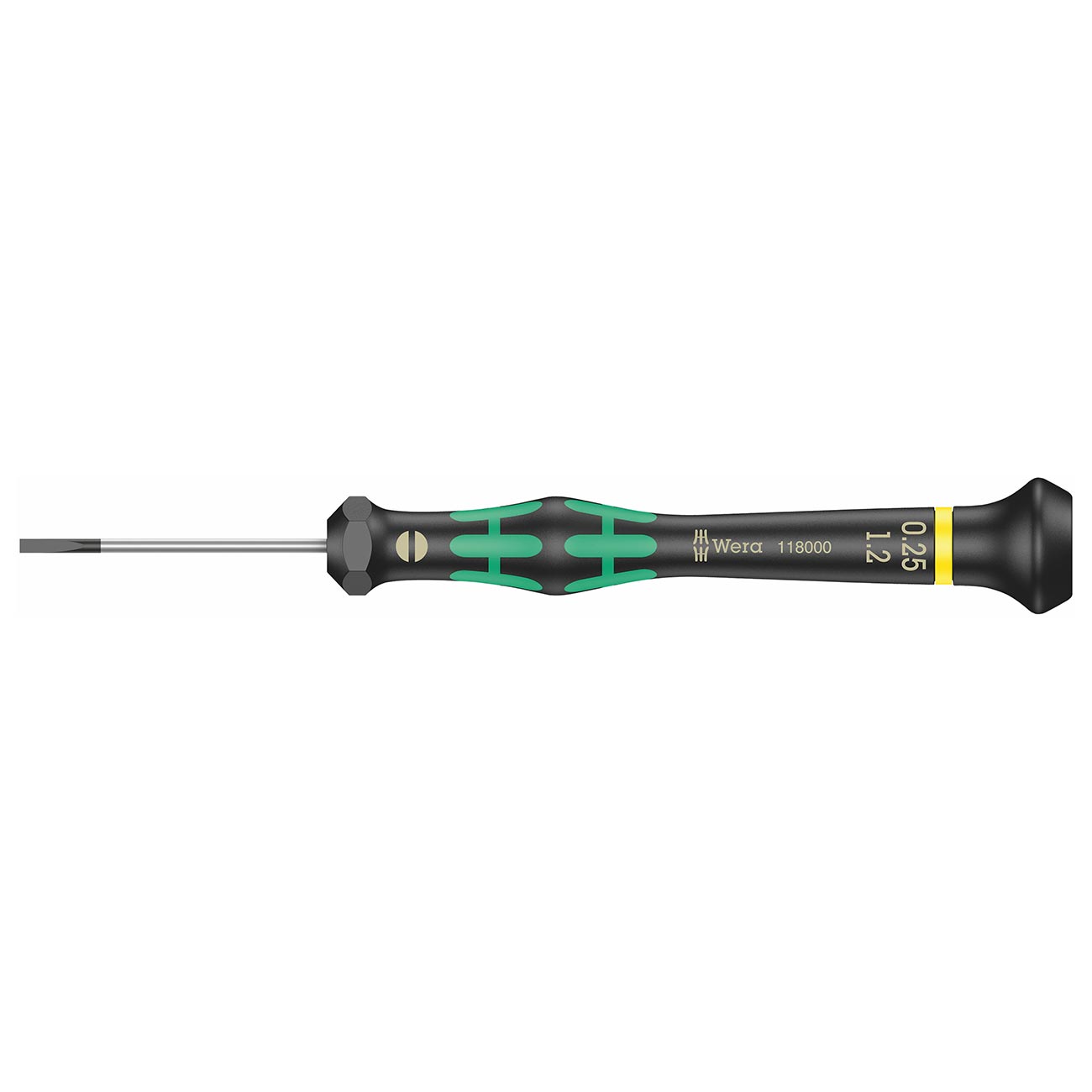 Wera 05118000001 Micro Electronics Precision Slotted Screwdriver – 1.2mm Head