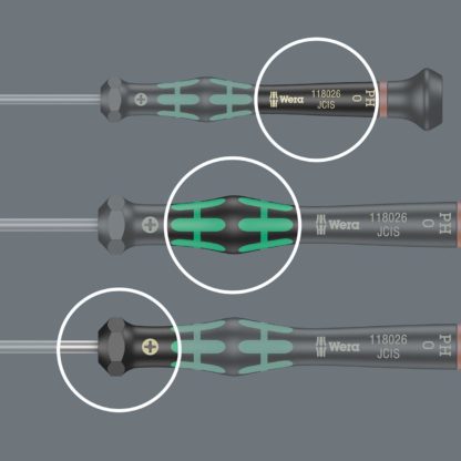 Wera 05118066001 Micro Electronics Metric HexPlus Screwdriver - 1.5 x 60mm