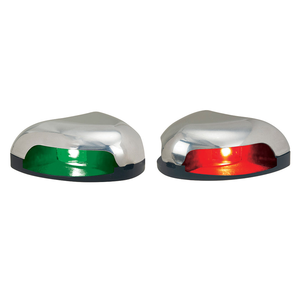 Perko Red/Green Horizontal Mount Side Light Pair Stainless Steel 0626DP0STS