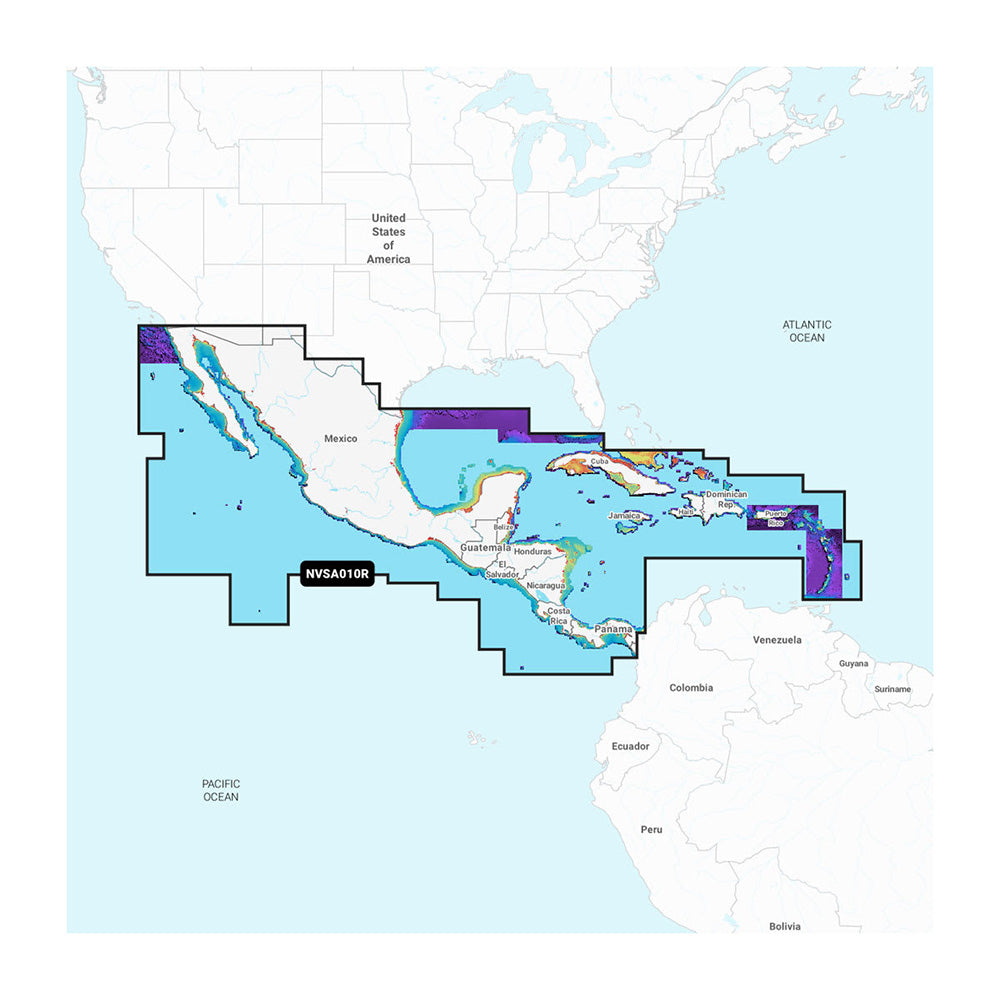 Garmin Navionics Vision+ NVSA010R Central America & Caribbean 102667