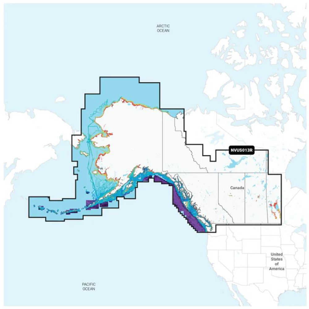 Garmin Navionics Vision+™ NVUS013R Canada, West & Alaska 102685