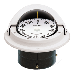 Ritchie F-82W F-82W Voyager Compass - Flush Mount - White