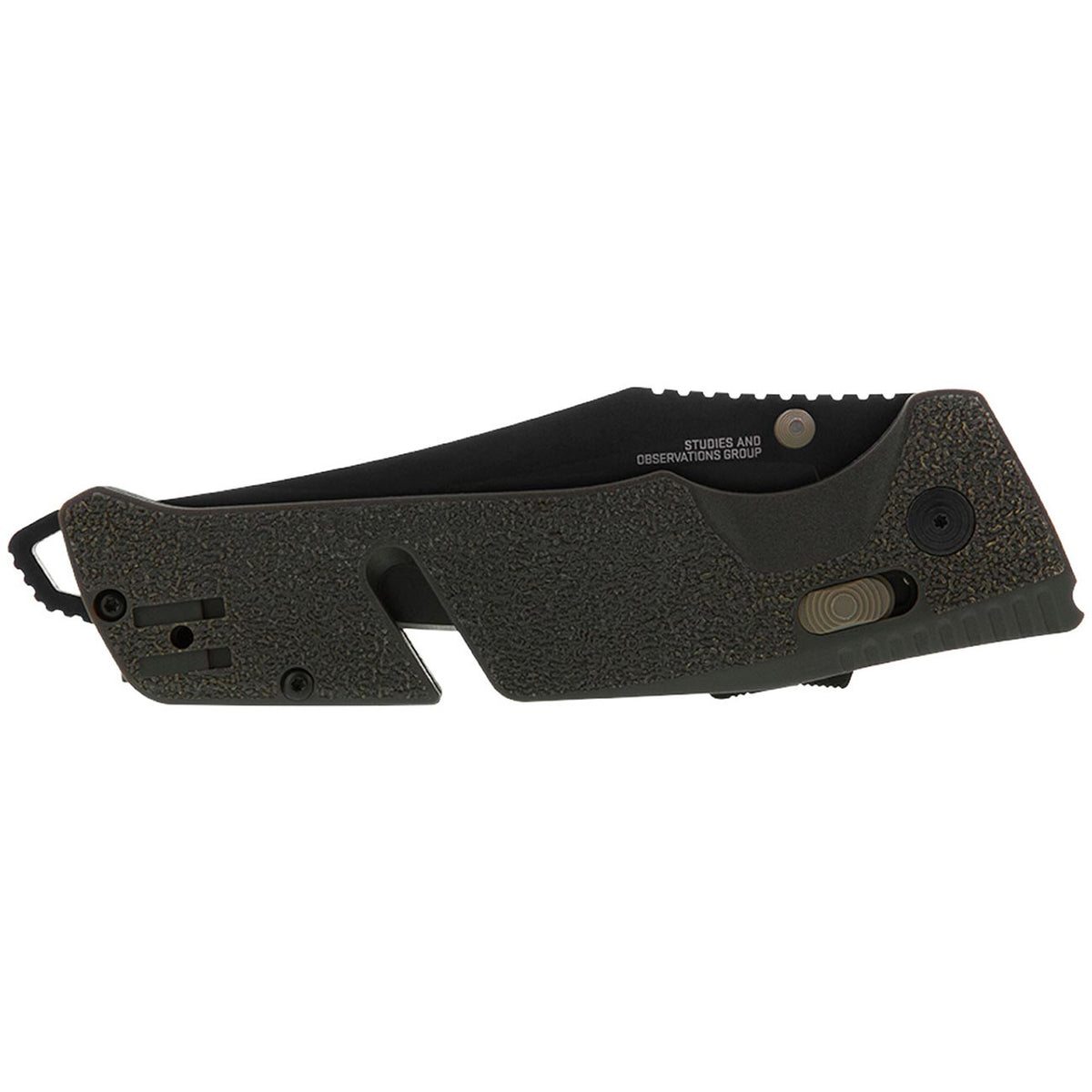 SOG Trident AT 3.7" Folding Pocket Knife (Olive Drab)
