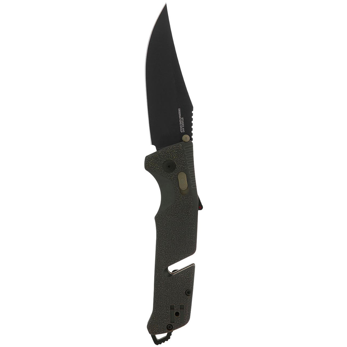 SOG Trident AT 3.7" Folding Pocket Knife (Olive Drab)