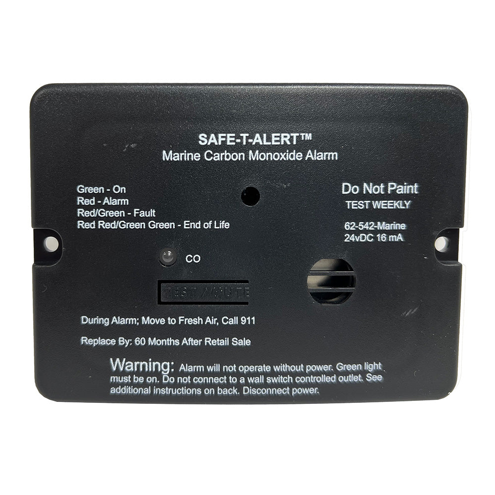 Safe-T-Alert 62 Series Carbon Monoxide Alarm 24V Flush Mount w/Relay 111395