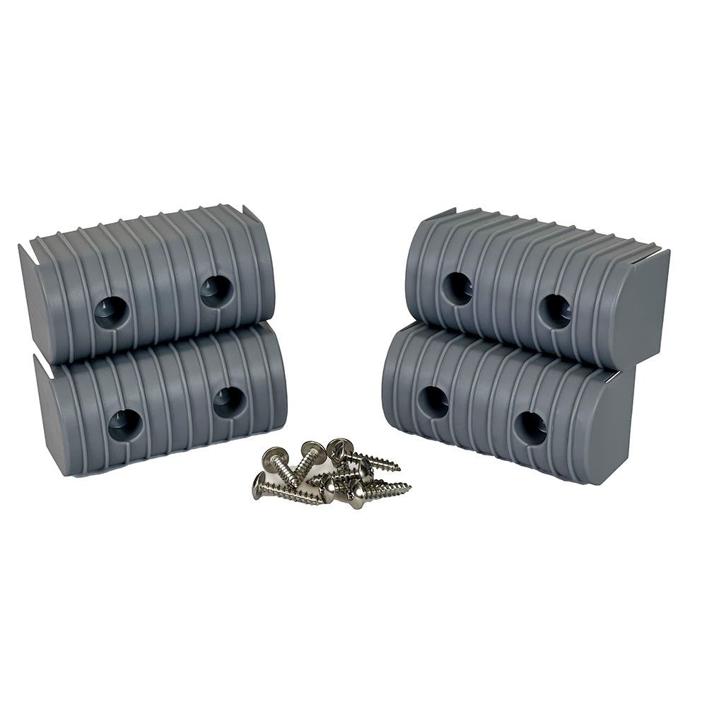 Caliber BunkWrap End Cap 2x4" Accessory Kit w/Stainless Steel Hardware *4-Pack