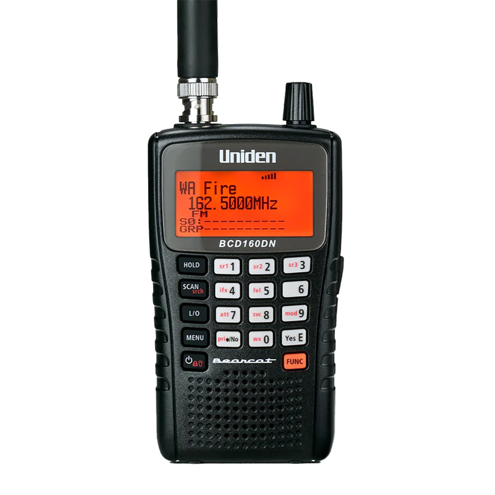 Uniden BCD160DN Feature-Packed Digital Handheld Scanner
