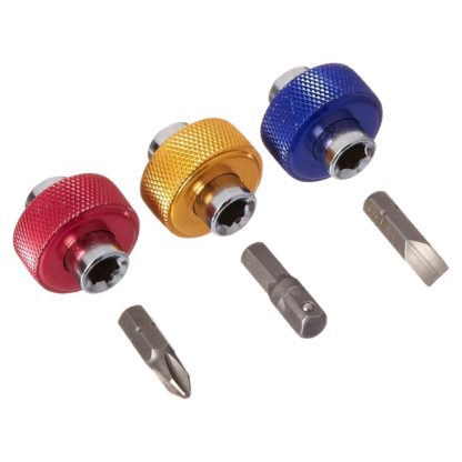 Titan 11218 1/4″ Drive Finger Grip Bit Drivers (6 Piece Set)