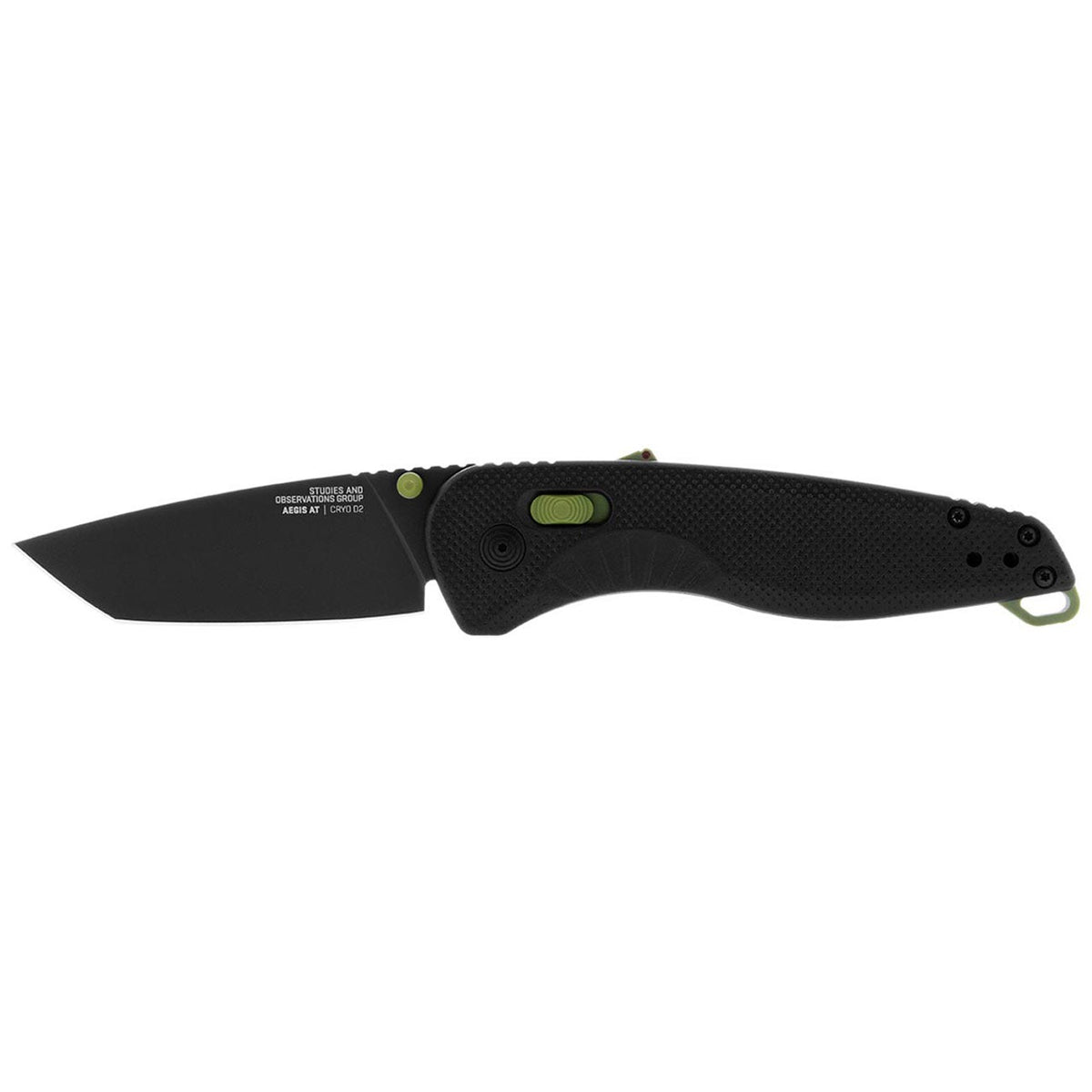 SOG Aegis AT Tanto 3.13" Folding Pocket Knife (Black & Moss)