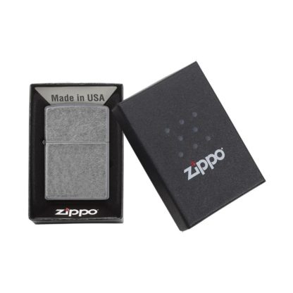 Zippo 121FB Windproof Lighter Antique Silver Plate