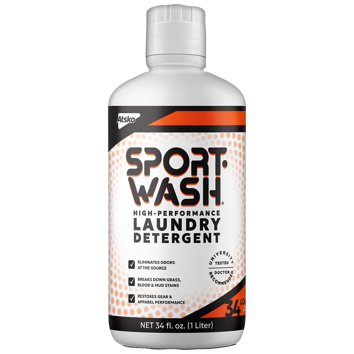 Atsko Sport-Wash Laundry Detergent: 1 Liter = 34 Wash Loads