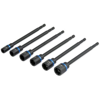 Titan 15241 6″ Long Metric Impact Nut Driver Set (6 Piece Set)