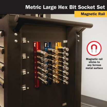 Titan 16131 1/2″ Drive – Metric Large Hex Bit Socket Set (7 Piece Set)
