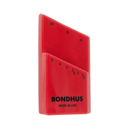 Bondhus Metric Replacement Hex Key Case 1.5mm to 10mm (Holds 9 Tools) 18099