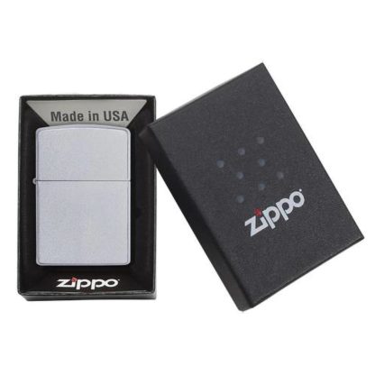 Zippo 205 Windproof Lighter Satin Chrome