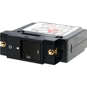Blue Sea 7429 Single Pole Small Case 2" Circuit Breaker - 20 Amp