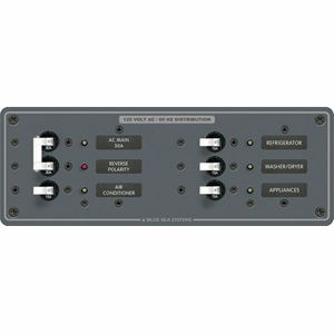 Blue Sea 8099 AC Main +4 Positions Toggle Circuit Breaker Panel