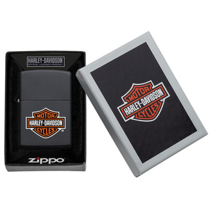 Zippo 218HDH252 Windproof Lighter, Harley-Davidson® Design Black