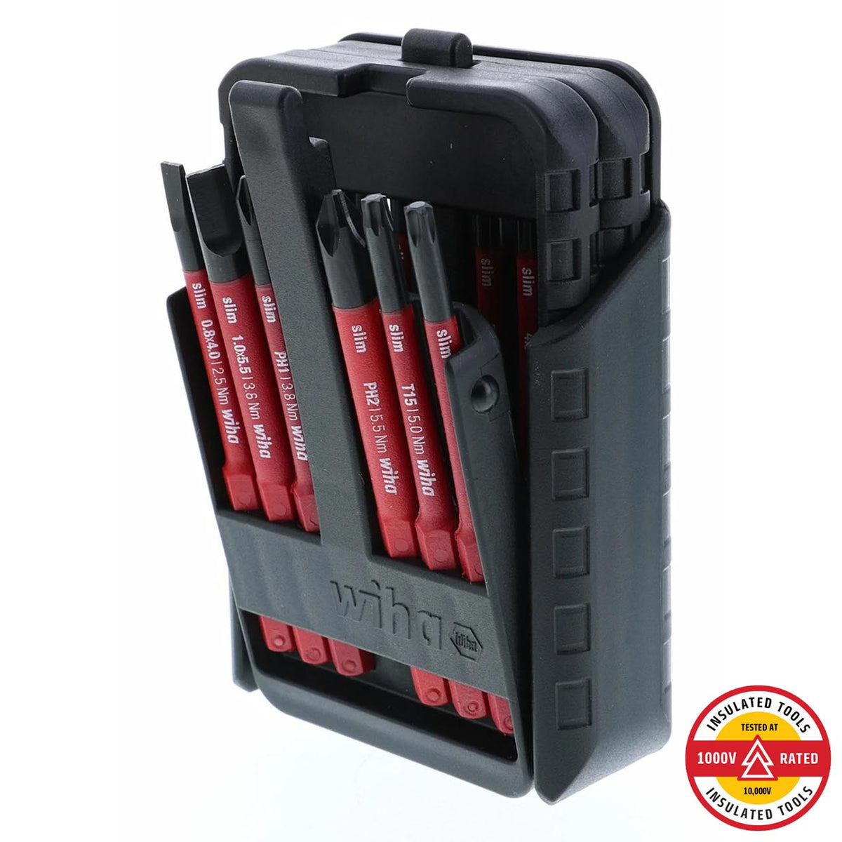 Wiha VDE Insulated SlimLine Blade Belt Set (12 Piece)