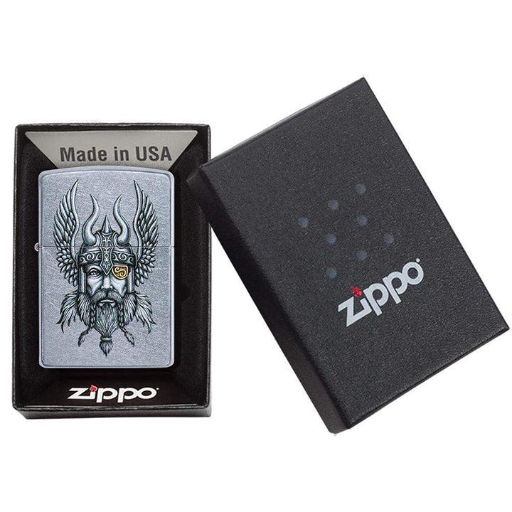 Zippo 29871 Windproof Lighter, Viking Warrior Design