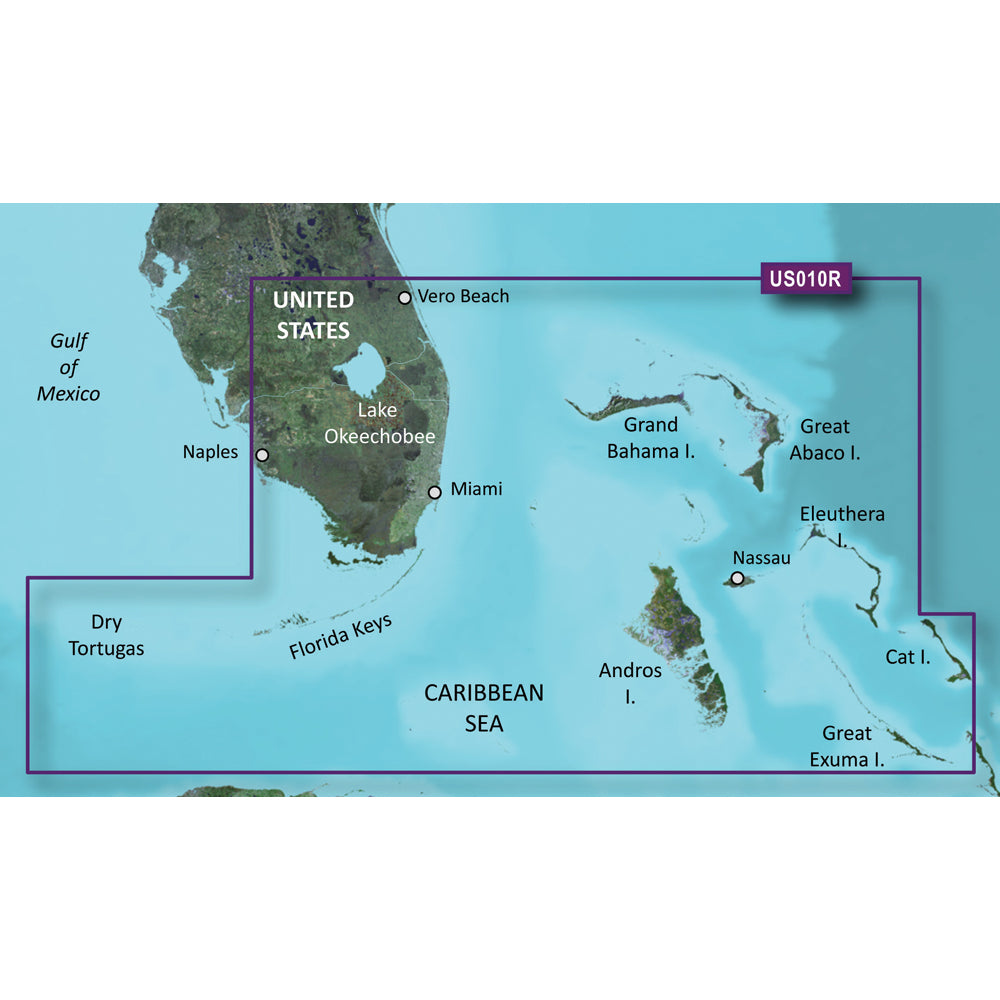 Garmin BlueChart g3 VisionHD VUS010R Southeast Florida 30366