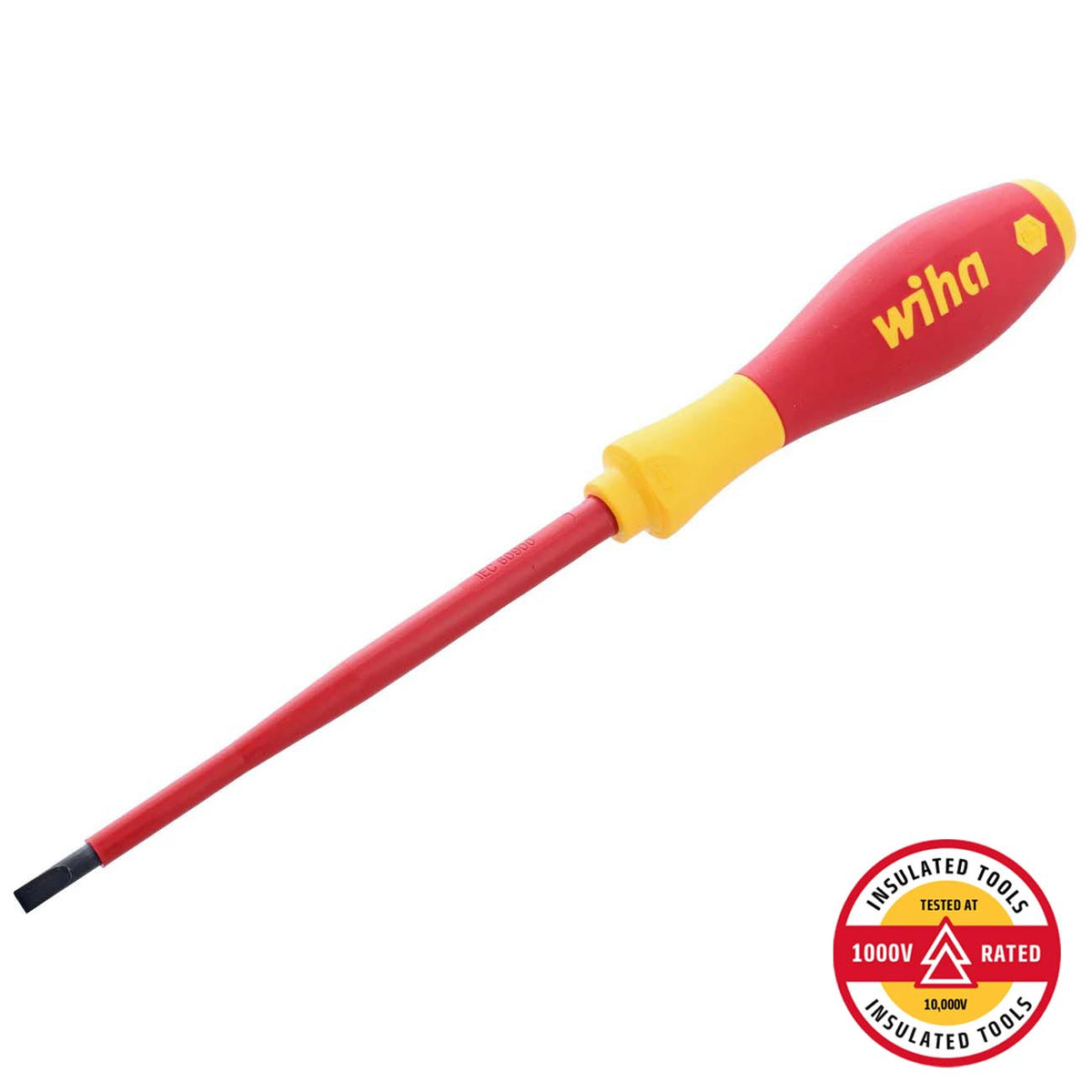 Wiha 32024 Insulated SoftFinish Slotted Screwdriver 4.5mm x 125mm