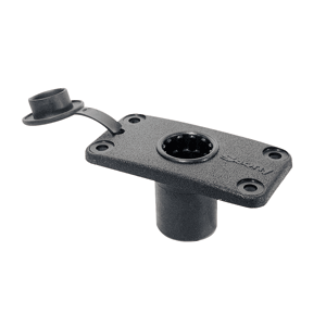 Scotty 244-BK Flush Deck Mount w/Rain Cap
