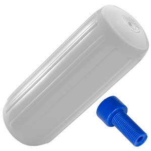 Polyform HTM-4-WHITE HTM-4 Fender 13.5" x 34.8" - White w/Adapter