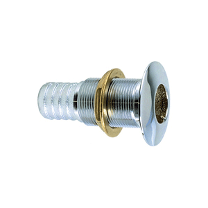 Perko 0350005DPC 3/4" Thru-Hull Fitting f/ Hose Chrome Plated Bronze