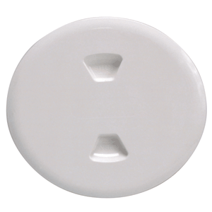 Beckson DP50-W 5" Twist-Out Deck Plate - White
