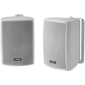 Fusion MS-OS420 4" Compact Marine Box Speakers - (Pair) White