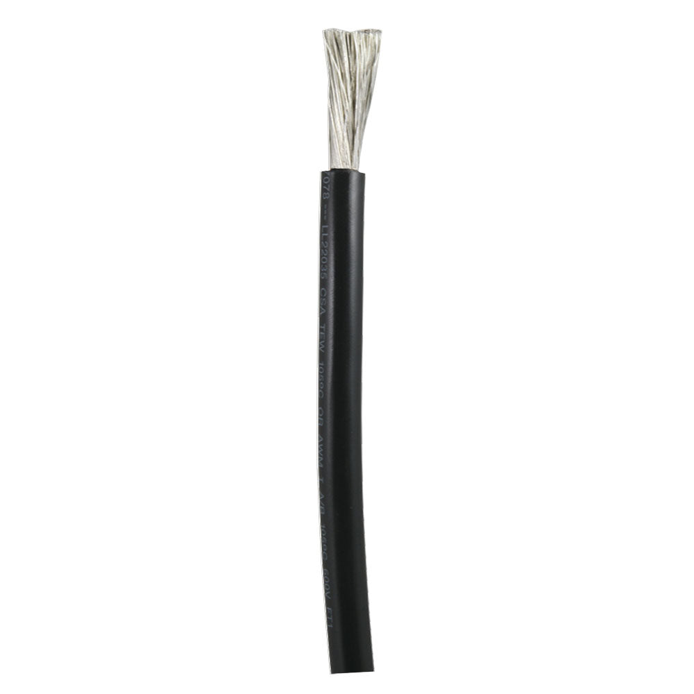 Ancor Black 1/0 AWG Battery Cable - Sold By The Foot 48297
