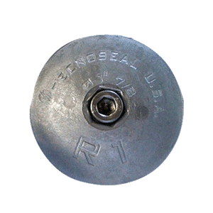 Tecnoseal R1 R1 Rudder Anode - Zinc - 1-7/8" Diameter