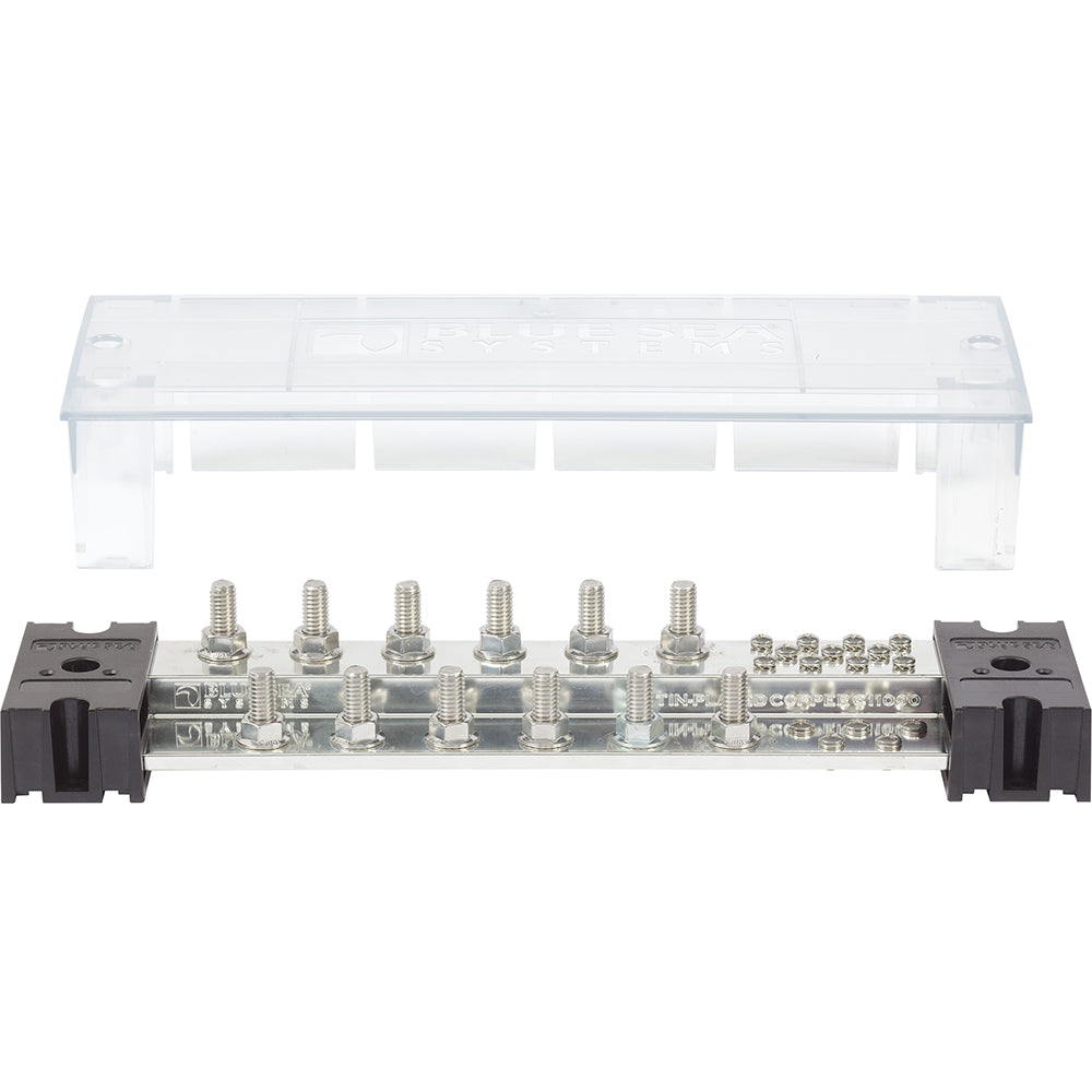 Blue Sea PowerBar 1000 - 12 3/8" Terminal Studs w/Cover 54614