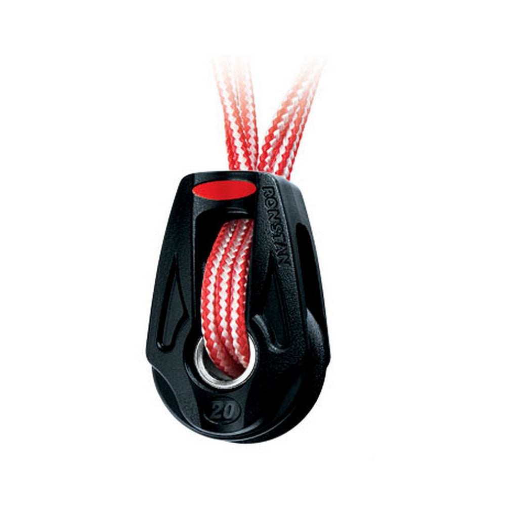 Ronstan Series 20 Ball Bearing Orbit Block, Dyneema Lashing, Becket Option