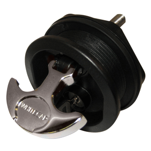 Whitecap S-226BC T-Handle Latch - Chrome Plated Zamac/Black Nylon