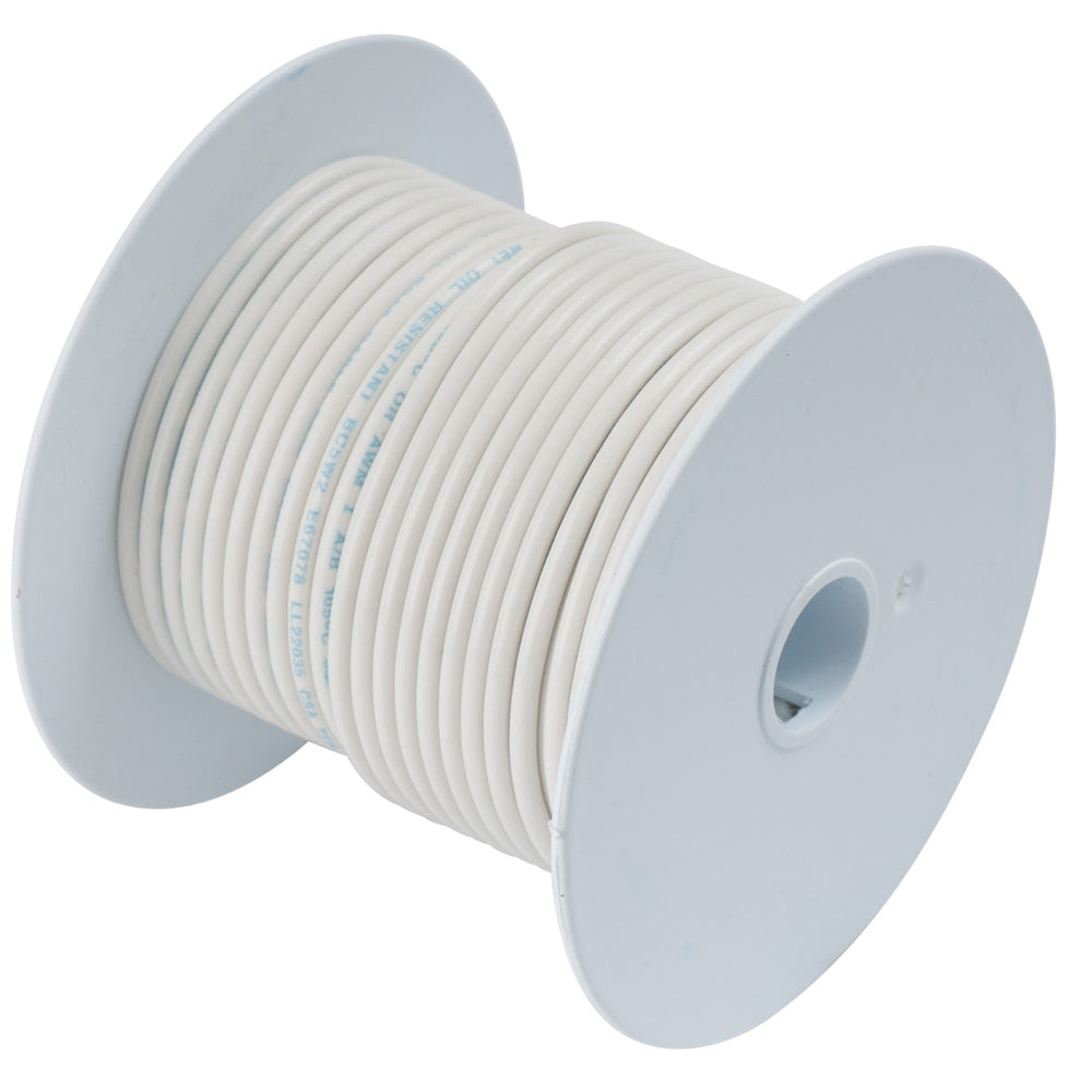 Ancor White 10 AWG Tinned Copper Wire - 100' 57401