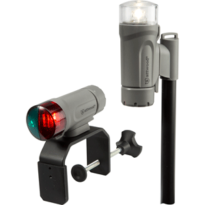 Attwood 14190-7 Clamp-On Portable LED Light Kit - Marine Gray