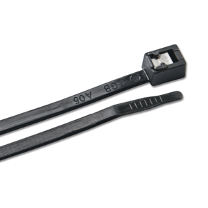 Ancor 199264 8" UV Black Self Cutting Cable Zip Ties - 500-Pack