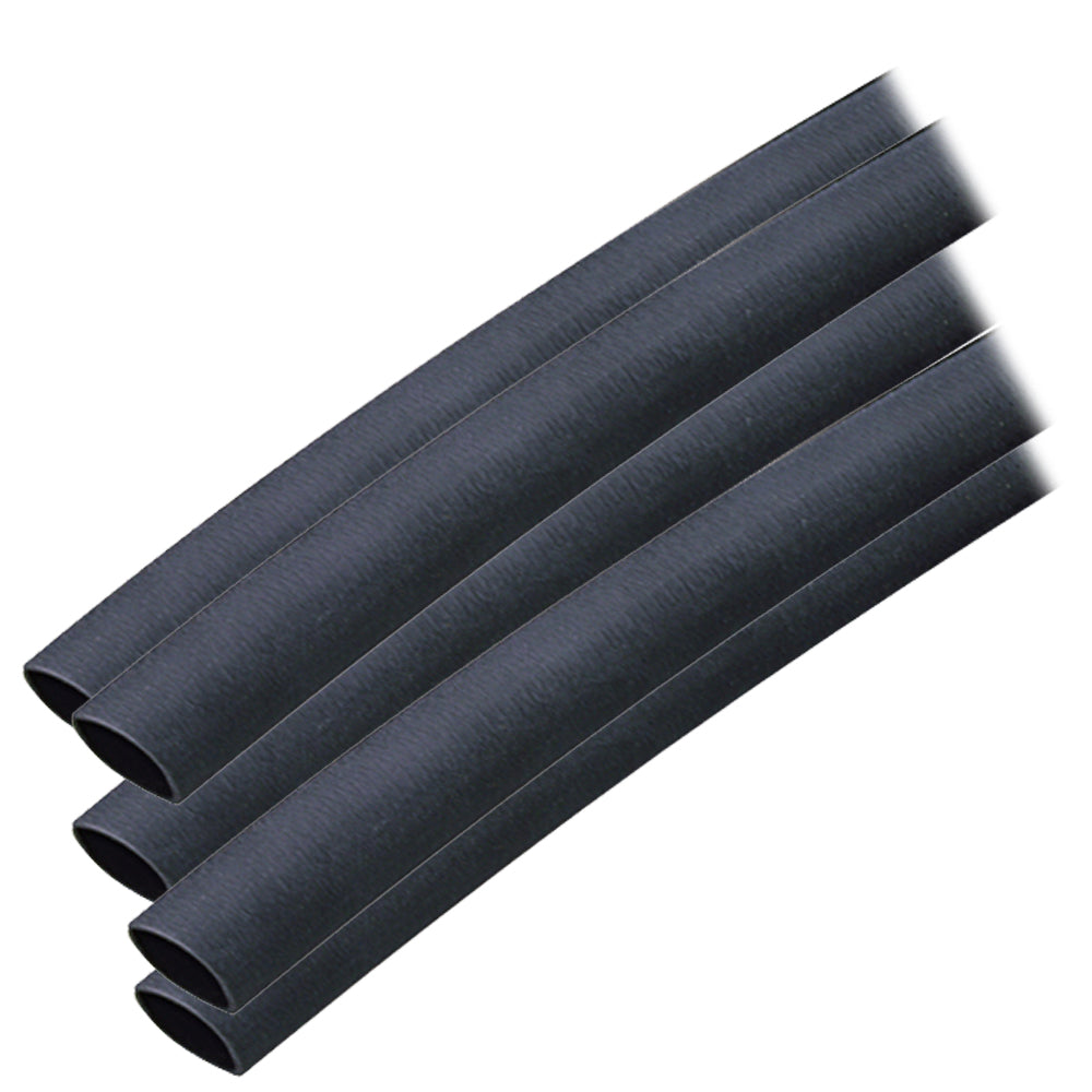 Ancor Adhesive Lined Heat Shrink Tubing (ALT) 3/8" x 12" - 5pk - Black 60057