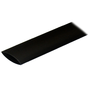 Ancor 307148 Adhesive Lined Heat Shrink Tubing (ALT) - 1" x 48" - 1-Pack - Black