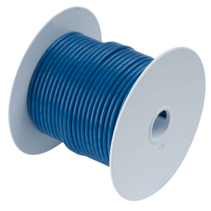 Ancor 100150 Dark Blue 18 AWG Tinned Copper Wire - 500'