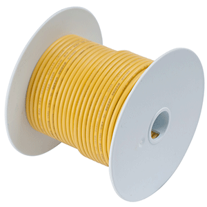 Ancor 109010 Yellow 10 AWG Tinned Copper Wire - 100'