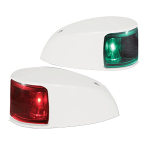 Hella Marine 980620811 NaviLED Port & Starboard Pair - 2nm - Colored Lens/White